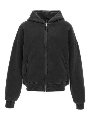 ENTIRE STUDIOS: Sweatshirts & Sweaters - Thermarl Hood Washed Hoodie