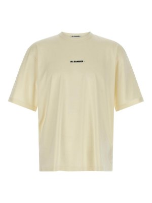 JIL SANDER: Camisetas - Camiseta - Beis