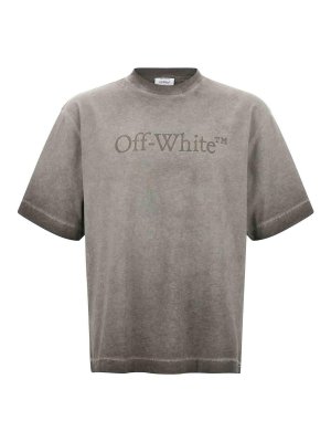 OFF-WHITE: t-shirt - T-shirt da pattinaggio per lavanderia