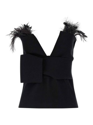ALBERTA FERRETTI: Tops & Tank tops - Feather Top