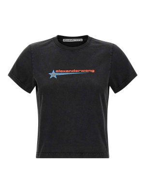 ALEXANDER WANG: t-shirts - Shrunken T-Shirt