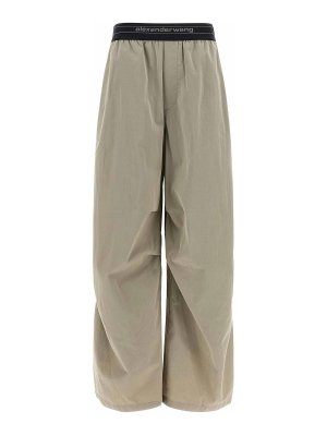 ALEXANDER WANG: casual trousers - Logo Elstic Pants