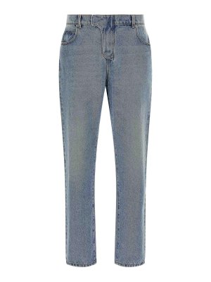 Balmain: jeans bootcut - Jeans in denim