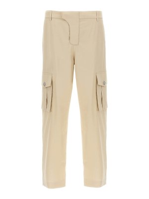 Balmain: Pantalones casual - Pantalón Casual - Beis