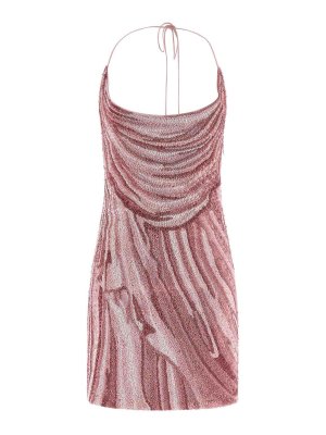 Balmain: Knielange Kleider - Knielanges Kleid - Nude