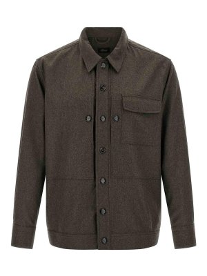 BRIONI: ブラウス - ブラウス - グレー