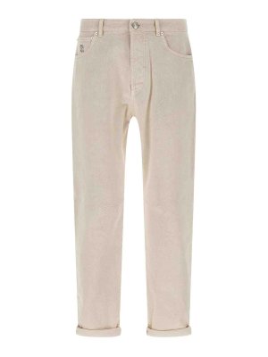 BRUNELLO CUCINELLI: Jeans boot-cut - Jeans Boot-Cut - Beis