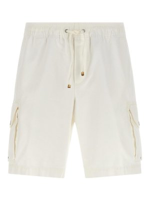 BRUNELLO CUCINELLI: カジュアルトラウザー - カジュアルパンツ - 白