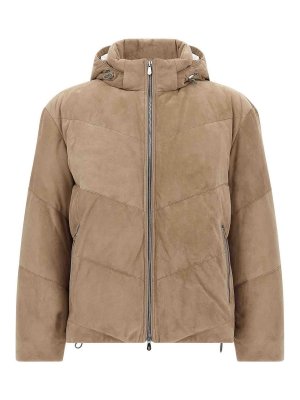BRUNELLO CUCINELLI: casual jackets - Suede Down Jacket