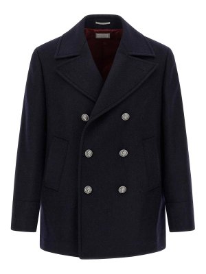 BRUNELLO CUCINELLI: short coats - Double Flannel Caban