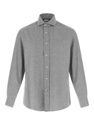 BRUNELLO CUCINELLI: Chemises - Chemise - Gris
