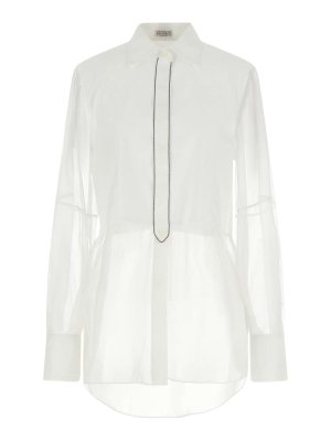 BRUNELLO CUCINELLI: Hemden - Hemd - Weiß