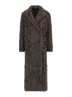 BRUNELLO CUCINELLI: short coats - Wavy Shearling Coat