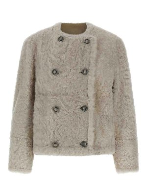 BRUNELLO CUCINELLI: short coats - Reversible Caban