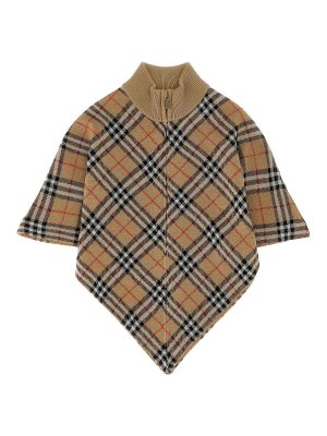 BURBERRY: Capes &  Ponchos - Check Cape