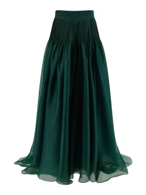 CAROLINA HERRERA: Faldas media pierna y semilargas - Falda Semilarga - Verde