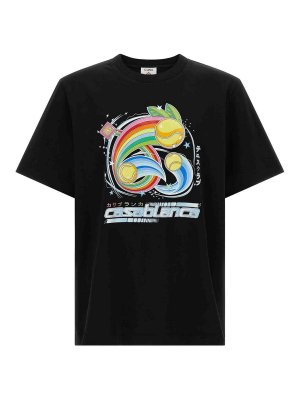 CASABLANCA: T-shirts - T-Shirt - Schwarz