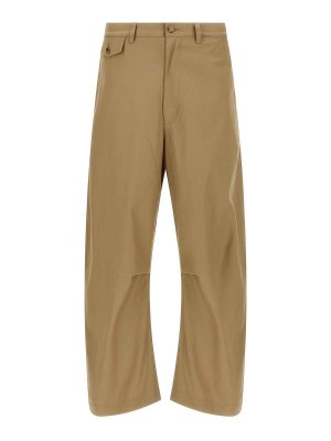 COMME DES GARÇONS HOMMES PLUS: pantaloni casual - Pantaloni a gamba curva