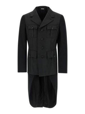 COMME DES GARÇONS HOMMES PLUS: casual jackets - Double Layer Blazer Jacket