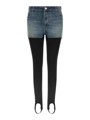COPERNI: straight leg jeans - Hybrid Rib Denim Pants