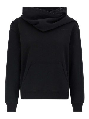 Courreges: Sudaderas y suéteres - Sudadera - Negro
