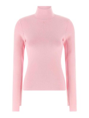 Courreges: Cardigans - Cardigan - Couleur Chair