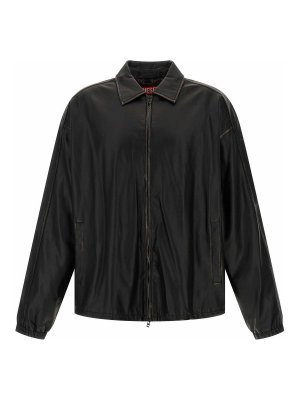 DIESEL: Chaquetas casual - Chaqueta Casual - Negro