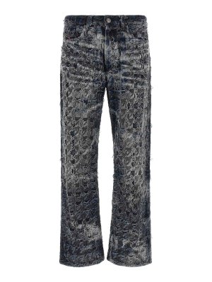 DIESEL: Jeans boot-cut - Jeans Boot-Cut - Negro