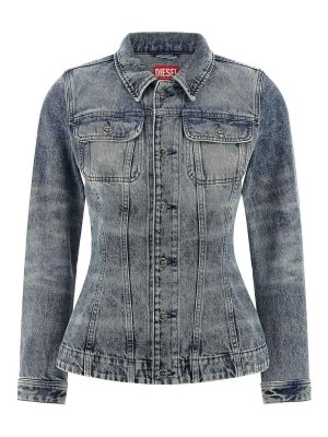 DIESEL: カジュアルジャケット - カジュアルジャケット - ブルー