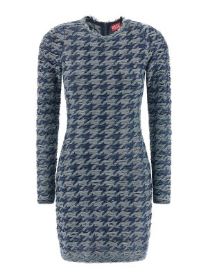 DIESEL: Robe longueur genou - Robe Au Genou - Bleu