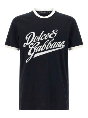 DOLCE & GABBANA: Camisetas - Camiseta - Azul