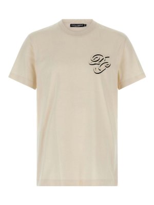DOLCE & GABBANA: Camisetas - Camiseta - Beis
