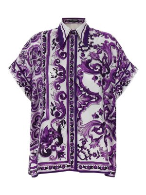 DOLCE & GABBANA: shirts - Maiolica Print Shirt
