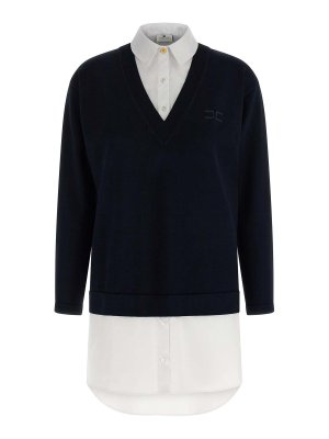 ELISABETTA FRANCHI: knee length dresses - Multi-Layered Dress