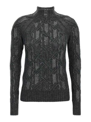 ERMANNO SCERVINO: cardigans - Crystal Braid Sweater