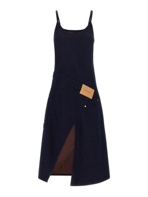 J.W. ANDERSON: Robe longueur genou - Robe Au Genou - Multicolore