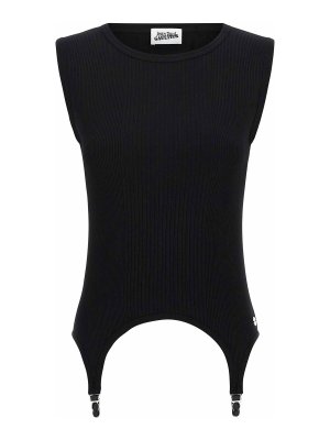 JEAN PAUL GAULTIER: Tops und Tank Tops - Top - Schwarz