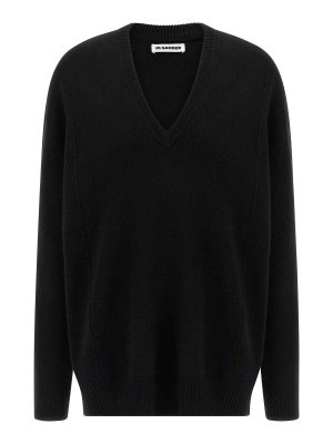 JIL SANDER: カーディガン - カーディガン - 黒