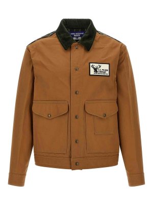 JUNYA WATANABE: カジュアルジャケット - カジュアルジャケット - ブラウン