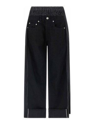 JUNYA WATANABE: ブーツカットジーンズ - ブーツカットジーンズ - 黒