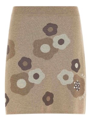 KENZO: Knielange und Midi Röcke - Midirock - Beige