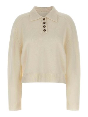 LOULOU STUDIO: ポロシャツ - ポロシャツ - 白