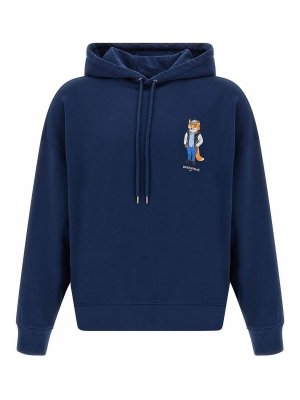 MAISON KITSUNÉ: スウェット＆セーター - スウェットシャツ/セーター - ブルー