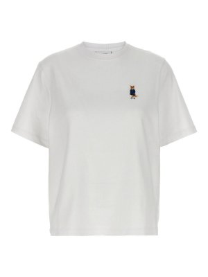 MAISON KITSUNÉ: Camisetas - Camiseta - Blanco