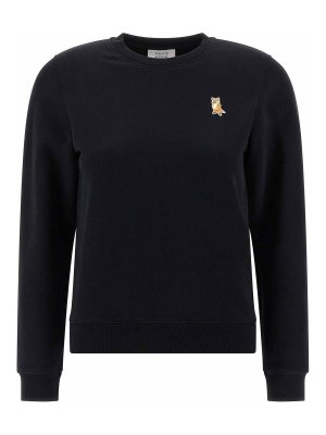 MAISON KITSUNÉ: Sudaderas y suéteres - Sudadera - Negro