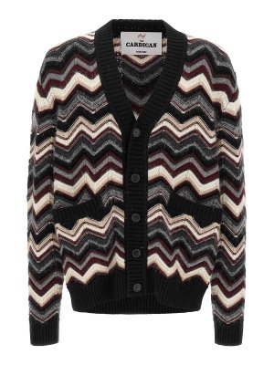 MISSONI: cardigan - Cardigan a zigzag