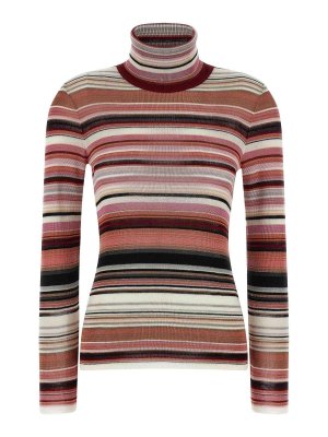 MISSONI: cardigan - Maglione a corda a strisce
