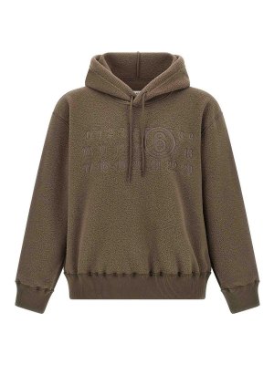 MM6 MAISON MARGIELA: Sweatshirts & Pulls - Sweat-Shirts - Gris