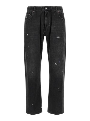 MM6 MAISON MARGIELA: bootcut jeans - Paint Jeans