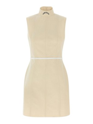 MOSCHINO: abiti al ginocchio - Vestito  di tela ruvido